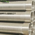 304 / 316 Stainless Steel Screen Pipe In Borehole , Oil / Water Filtration Device